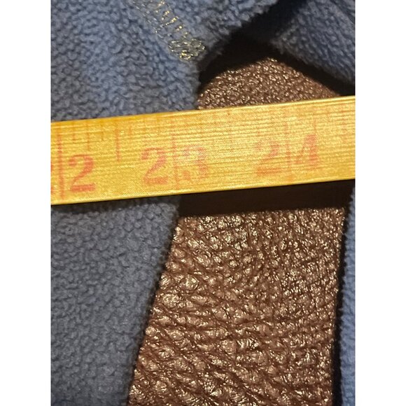 Nike Dri-Fit Womens Light Blue Cropped Fleece Long Sleeve Sweatshirt L - Picture 3 of 7